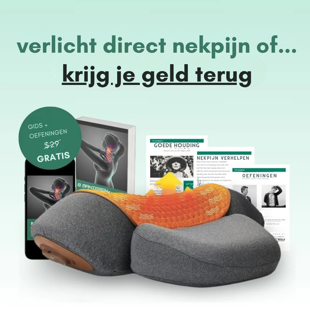 Het FisioRest-apparaat tegen nekpijn biedt onmiddellijke verlichting van nekpijn door de natuurlijke kromming van de nek voorzichtig te herstellen, de houding te verbeteren en ongemak te verminderen. Het werkt als een fysiotherapeut voor thuis en helpt stress en spierspanning te verlichten zonder dat er sterke pijnstillers nodig zijn. Dit apparaat is ontworpen voor dagelijks gebruik en ondersteunt de gezondheid van de nek op basis van deskundig onderzoek, waardoor het een effectieve oplossing is voor langdu