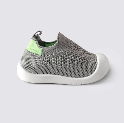 Lamova baby shoes designed for first steps with flexible, lightweight soles that allow natural foot movement and development. These non-slip shoes provide secure grip and stability on various surfaces, helping babies walk confidently and safely. Made from soft, breathable materials, Lamova shoes ensure comfort all day long while supporting delicate feet, making them ideal for infants learning to walk and explore.