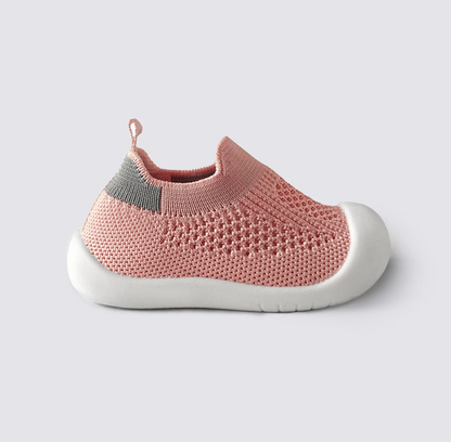 Lamova baby shoes designed for first steps with flexible, lightweight soles that allow natural foot movement and development. These non-slip shoes provide secure grip and stability on various surfaces, helping babies walk confidently and safely. Made from soft, breathable materials, Lamova shoes ensure comfort all day long while supporting delicate feet, making them ideal for infants learning to walk and explore.