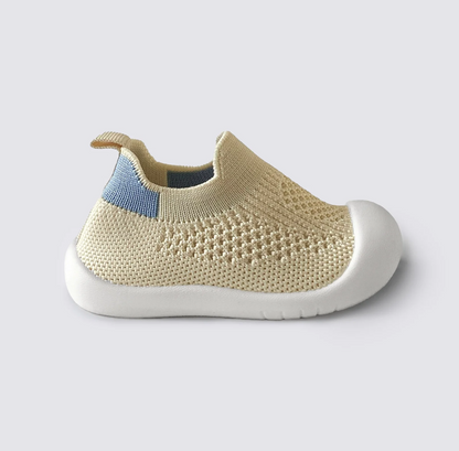 Lamova baby shoes designed for first steps with flexible, lightweight soles that allow natural foot movement and development. These non-slip shoes provide secure grip and stability on various surfaces, helping babies walk confidently and safely. Made from soft, breathable materials, Lamova shoes ensure comfort all day long while supporting delicate feet, making them ideal for infants learning to walk and explore.